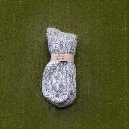 Wollsocken Schafwolle grau