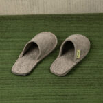 Pantoffeln Filz Bergauf Suedtirol mittelgrau
