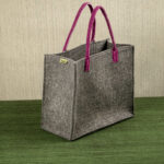 Tasche Shopper Filz Bergauf Suedtirol pink